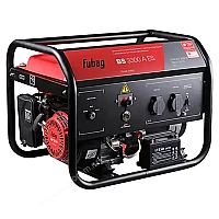 Бензиновый генератор FUBAG BS 3300 A ES в супертихом зимнем кожухе 1400SS RAL 7024